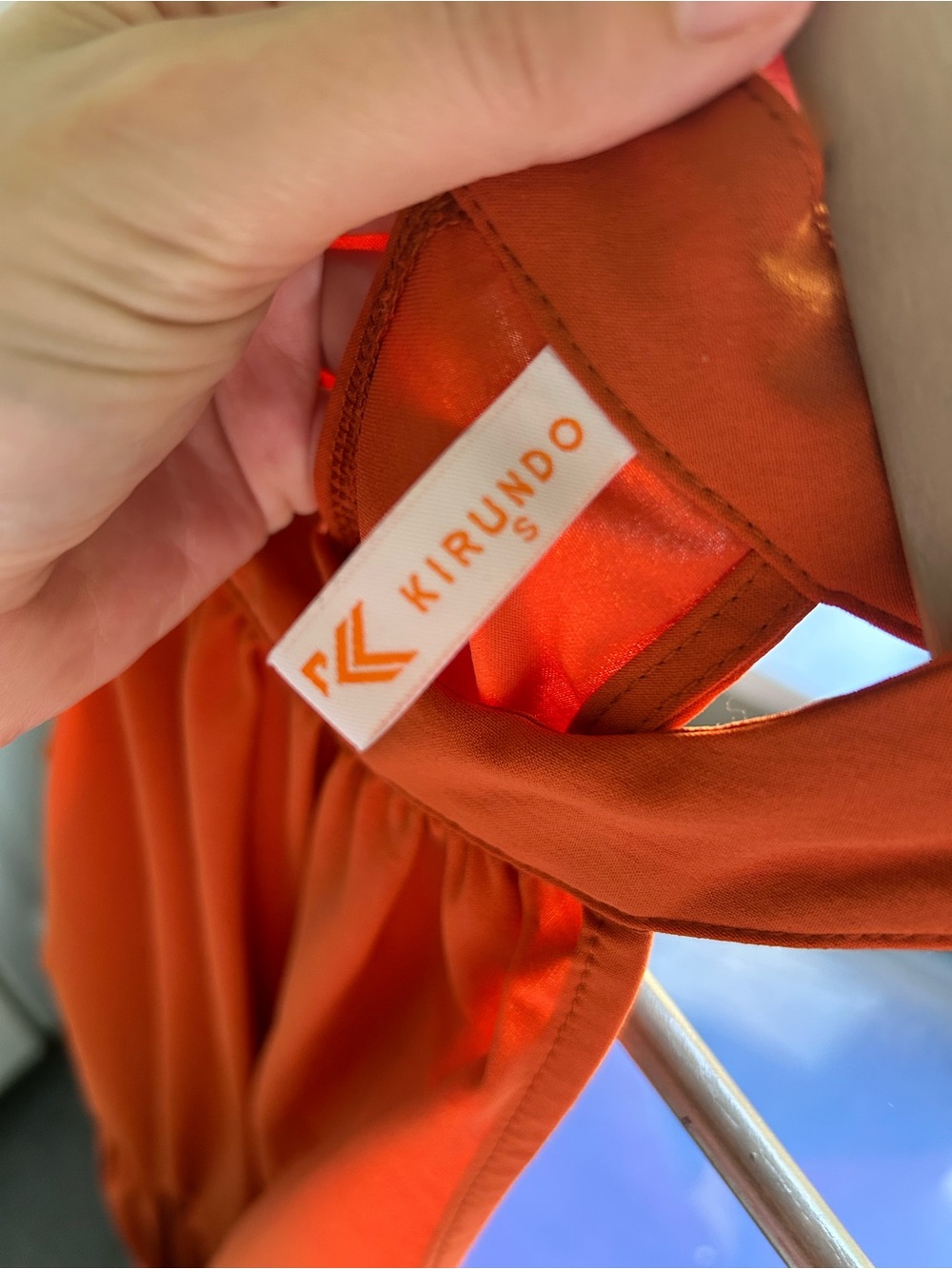 Kirundo Halter dress size 6 orange - Picture 3 of 8